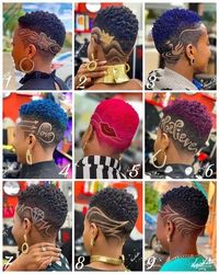 fade haircut on black women by krew kutz