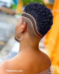 short natural fade haircuts for black females